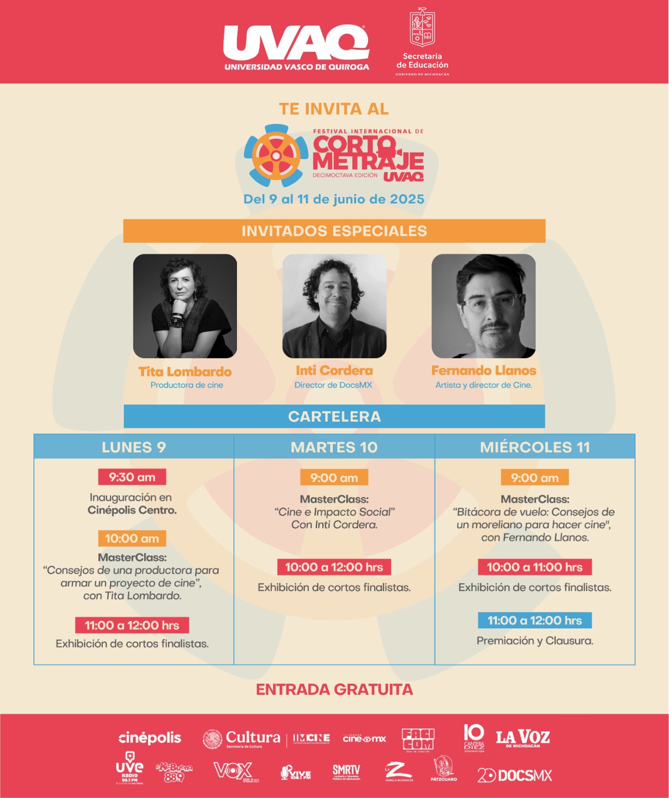 𝗟𝗔 𝗨𝗩𝗔𝗤 𝗬 𝗟𝗔 𝗦𝗘𝗘 𝗜𝗡𝗩𝗜𝗧𝗔𝗡 𝗔 𝗠𝗔𝗦𝗧𝗘𝗥𝗖𝗟𝗔𝗦𝗦 𝗗𝗘 𝗖𝗜𝗡𝗘 𝗜𝗠𝗣𝗘𝗥𝗗𝗜𝗕𝗟𝗘𝗦