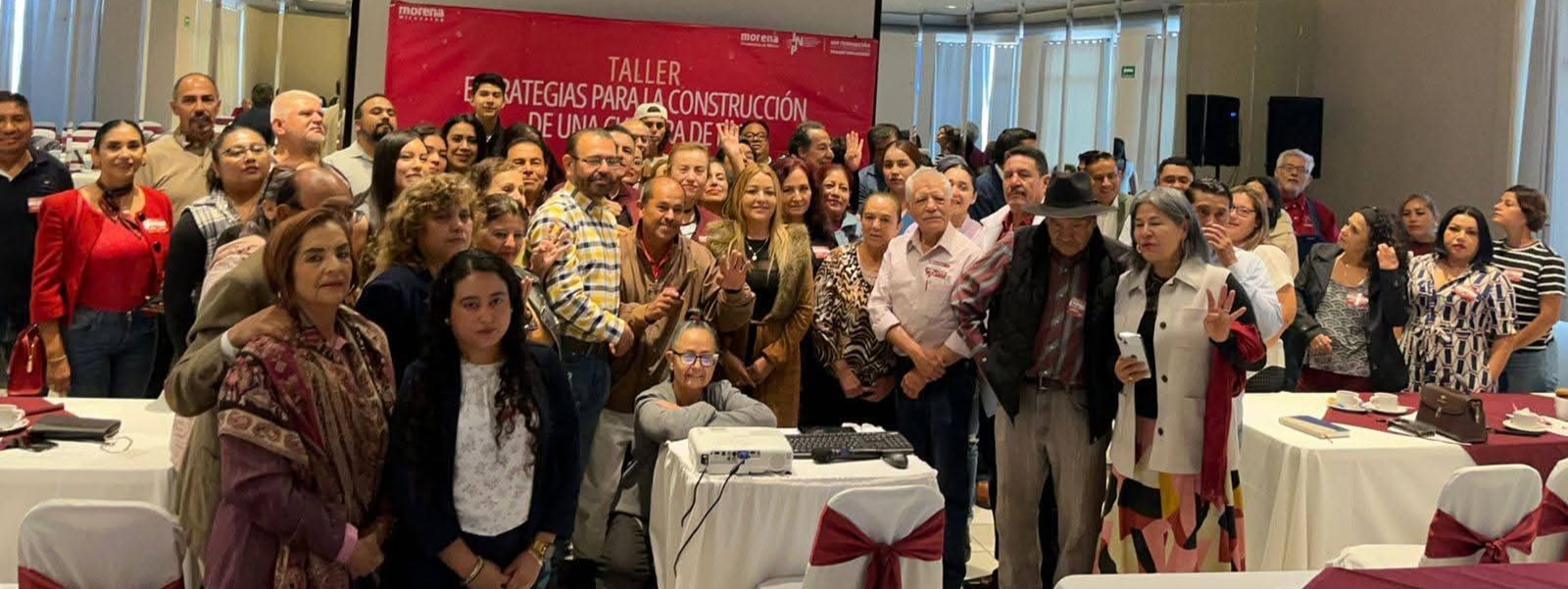 Desde la Secretaria de Educación y Formación Política somos constructores de Paz: Morena Michoacán