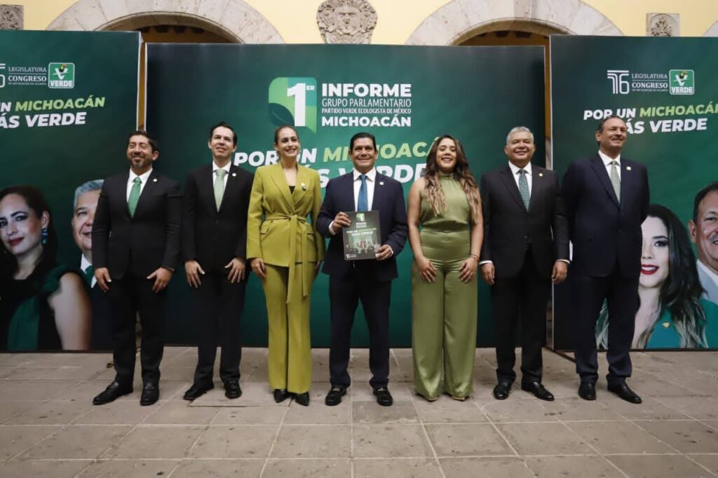Entrega Grupo Parlamentario del PVEM Primer Informe de actividades legislativas
