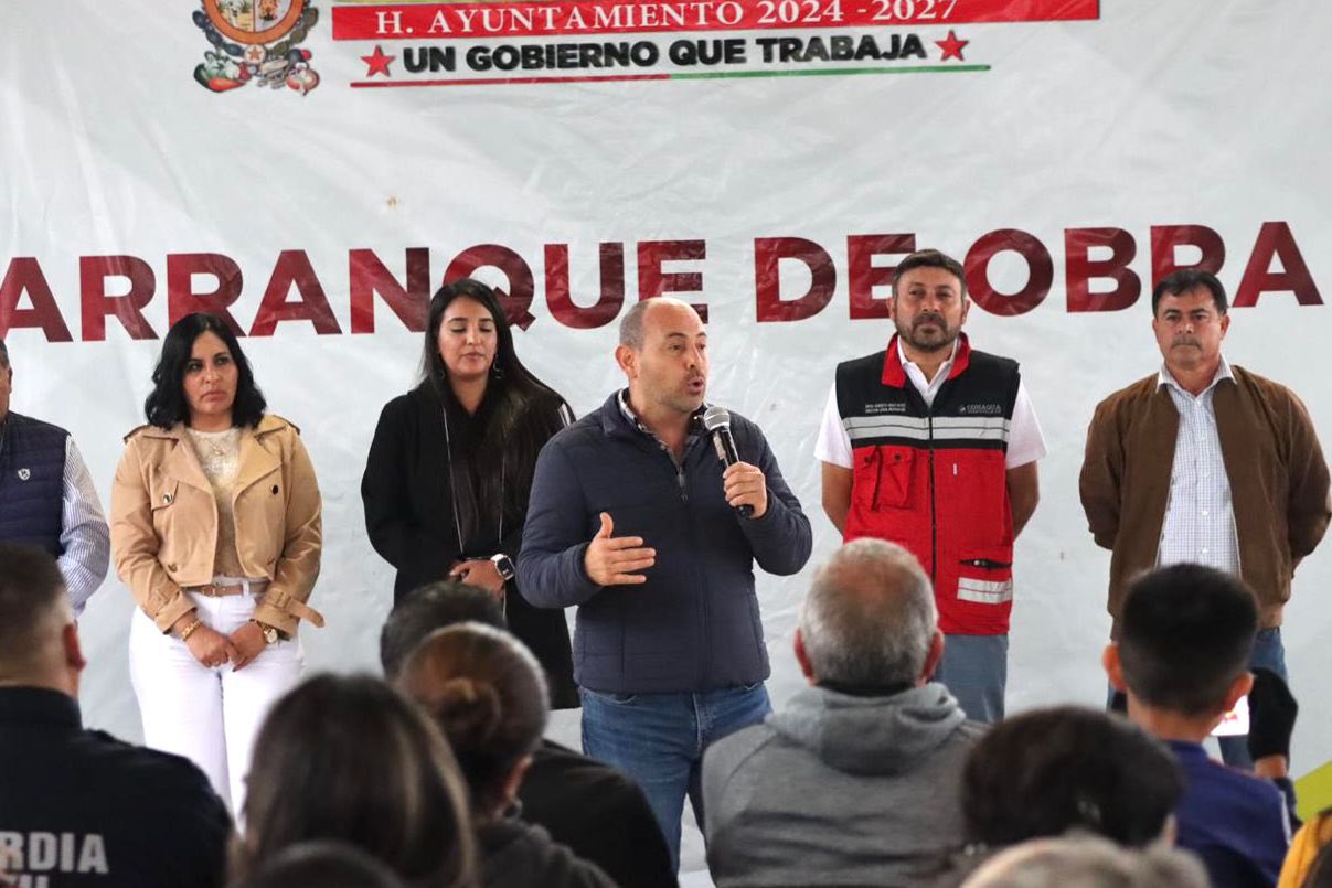Gob. de Tarímbaro arranca obra de red hidráulica en San José de la Trinidad